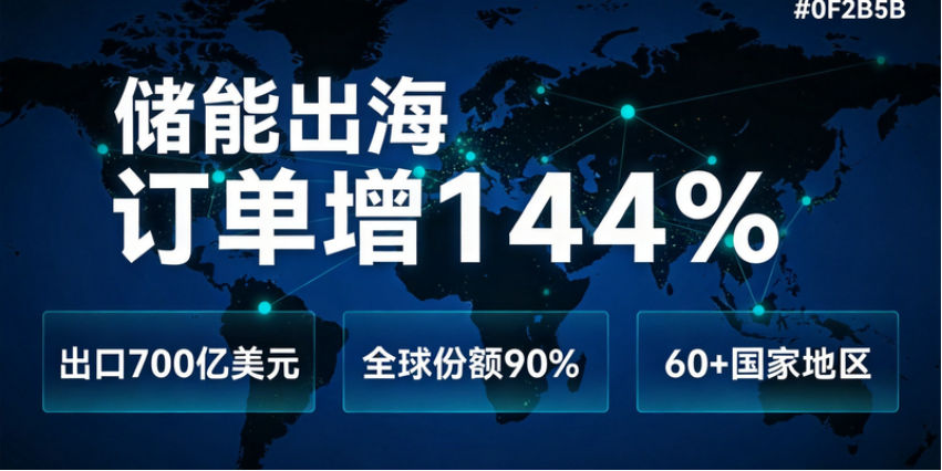 中国储能出海订单同比增144%：2026年本地化建厂进入加速期，行业从